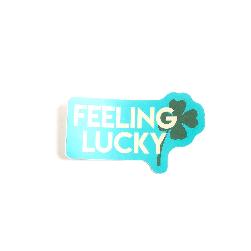 Stickers Northwest, Stickers, Art & School, 3", 579744, Feeling Lucky